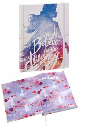 Portada de FROZEN 2 LIBRETA A5 BELIEVE IN THE JOURNEY