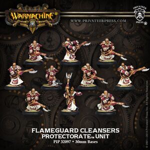 WARMACHINE: PROTECTORATE FLAMEGUARD CLEANSERS BOX                          