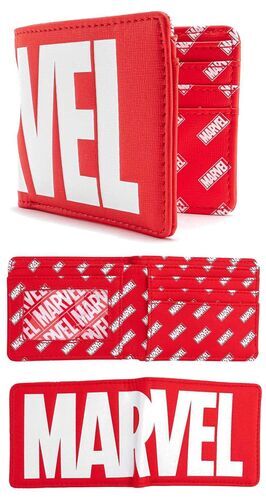 MARVEL MONEDERO ROJO LOGO                                                  