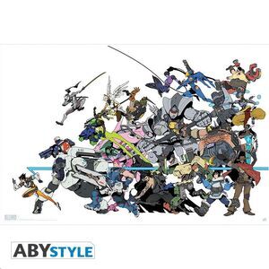 POSTER OVERWATCH PERSONAJES 61 X 91;5 CM