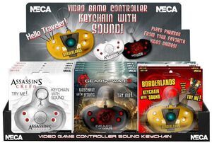VIDEO GAME CONTROLLER LLAVERO CON SONIDO (3 MODELOS)                       
