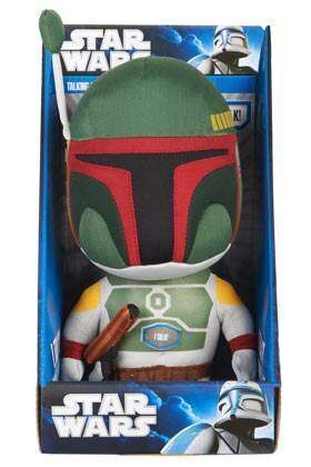 BOBA FETT PELUCHE CON SONIDO 22 CM STAR WARS                               