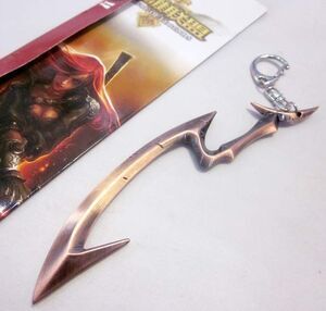 LEAGUE OF LEGENDS LLAVERO CUCHILLO COSPLAY                                 