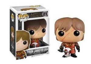 JUEGO DE TRONOS FIGURA 10 CM TYRION LANNISTER IN BATTLE ARMOR POP! F-21    