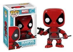 DEADPOOL CABEZON 10 CM POP HEROES MARVEL                                   