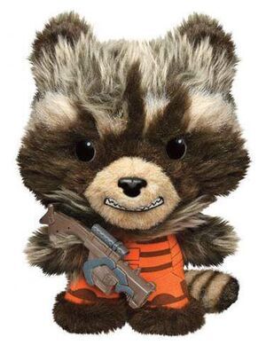 GUARDIANES DE LA GALAXIA FABRIKATIONS PELUCHE ROCKET RACCOON 15CM          