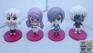 TOKYO GHOUL FIGURA 8CM SET A (4 MODELOS)                                   
