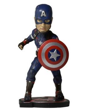 LOS VENGADORES ERA DE ULTRON CABEZON HEAD KNOCKER EXTREME CAP AMERICA 18 CM