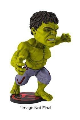 LOS VENGADORES LA ERA DE ULTRON CABEZON HEAD KNOCKER XL HULK 22 CM         