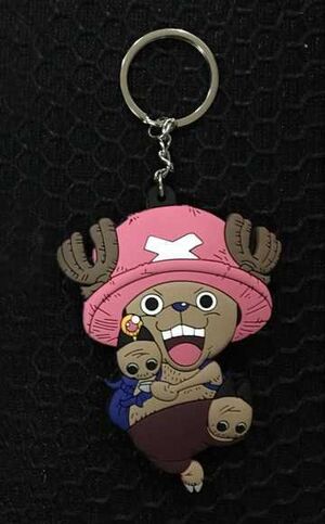 ONE PIECE LLAVERO CAUCHO CHOPPER                                           