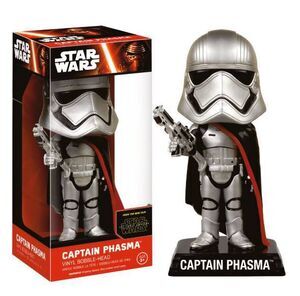 STAR WARS EPISODIO VII CABEZON 15 CM CAPTAIN PHASMA WACKY WOBBLER          