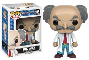 MEGAMAN FIGURA 9 CM DR WILLY VINYL POP                                     