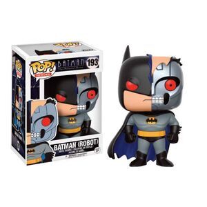 BATMAN THE ANIMATED SERIES FIGURA 9 CM BATMAN ROBOT VINYL POP!             