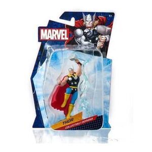 THOR MINIFIGURA MARVEL HEROES COLLECTIBLE DIORAMA                          