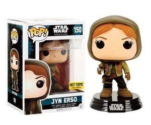 STAR WARS ROGUE ONE FIGURA 9 CM JYN ERSO HOODED VINYL POP                  