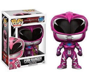 POWER RANGERS FIGURA 9 CM PINK RANGER MOVIE VERSION 2017                   