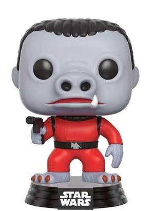 STAR WARS FIGURA 9 CM SNAGGLETOOTH RED VINYL POP                           