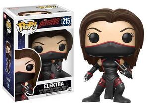Portada de DAREDEVIL FIGURA 9 CM ELEKTRA VINYL POP
