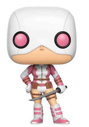 GWENPOOL MASKED WITH SWORD FIGURA 9 CM MARVEL VINYL POP                    