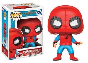 SPIDER-MAN HOMECOMING FIGURA 9 CM SPIDER-MAN HOMEMADE SUIT VINYL POP       