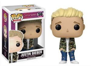 JUSTIN BIEBER FIGURA 9 CM VINYL POP                                        