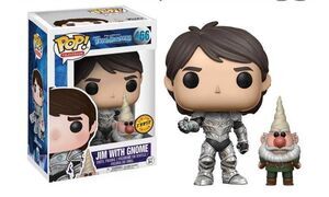 TROLLHUNTERS FIGURA 9 CM JIM WITH GNOME VINYL POP CHASE EDITION            