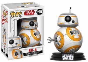 STAR WARS EPISODIO VIII CABEZON 9 CM BB-8 POP!                             