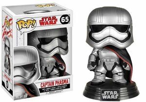 STAR WARS EPISODIO VIII CABEZON 9 CM CAPTAIN PHASMA POP!                   