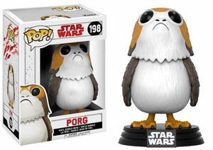 STAR WARS EPISODIO VIII CABEZON 9 CM PORG POP!                             