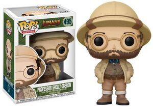 JUMANJI FIGURA 9 CM PROFESSOR SHELLY OBERON VINIL POP! FUNKO 495           