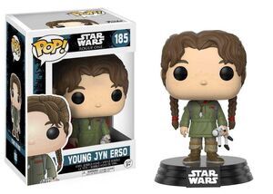 STAR WARS ROGUE ONE CABEZON 9 CM YOUNG JYN ERSO VINYL POP! FUNKO 185       