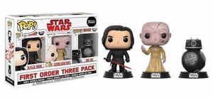 STAR WARS EPISODIO VIII PACK 3 FIGURAS 9 CM FIRST ORDER POP! FUNKO 202     