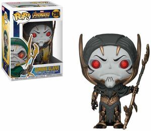 LOS VENGADORES INFINITY WAR FIGURA 9 CM CORVUS GLAIVE VINYL POP! FUNKO 290 