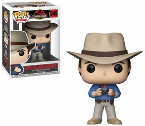 Portada de JURASSIC PARK FIGURA 9 CM DR. ALAN GRANT VINYL POP! FUNKO 545
