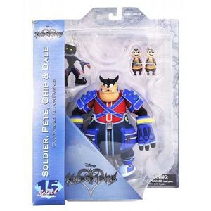 KINGDOM HEARTS PACK 2 FIG 18 CM SOLDIER + PETE + CHIP + DALE SERIE 2       