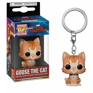 CAPITAN MARVEL LLAVERO POCKET POP 4CM GOOSE EL GATO                        