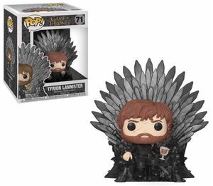JUEGO DE TRONOS FIG 15CM POP TYRION EN TRONO DE HIERRO                     