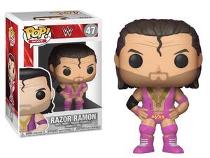 WWE WRESTLING FIGURA 9 CM RAZOR RAMON POP! FUNKO 47                        