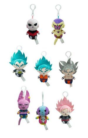 DRAGON BALL SUPER LLAVERO PELUCHE 8 CM (VARIOS MODELOS)                    