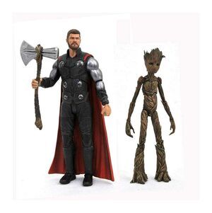 LOS VENGADORES INFINITY WAR FIGURA 18 CM THOR MARVEL SELECT                