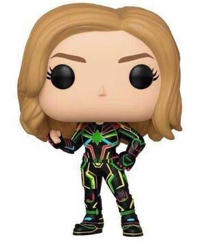 CAPITANA MARVEL FIG 9CM POP CAPITANA MARVEL CON TRAJE DE NEON              