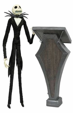 PESADILLA ANTES DE NAVIDAD MU�ECO PODIUM JACK DELUXE 36 CM COFFIN DOLL     
