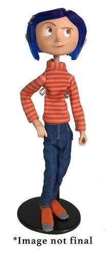 CORALINE FIGURA 18CM CAMISETA A RAYAS Y VAQUEROS                           