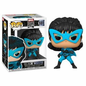 MARVEL 80TH FIG 9CM POP BLACK WIDOW - PRIMER ASPECTO (FUNKO 551)           