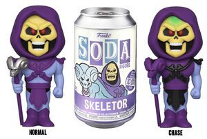 VINYL SODA FIGURE 11CM MASTERS OF THE UNIVERSE - SKELETOR CON CHASE        