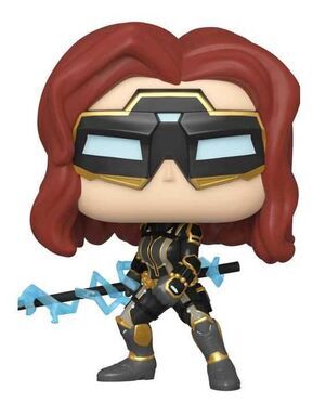 Portada de MARVEL AVENGERS (VIDEOJUEGO 2020) FIG 9CM POP VIUDA NEGRA (STARK TECH SUIT)