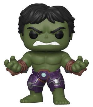 Portada de MARVEL AVENGERS (VIDEOJUEGO 2020) FIG 9CM POP HULK (STARK TECH SUIT)