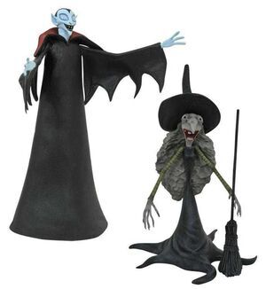 PESADILLA ANTES DE NAVIDAD PACK 2 FIG 18 CM SHORT VAMPIRE & SHORT WITCH S8 