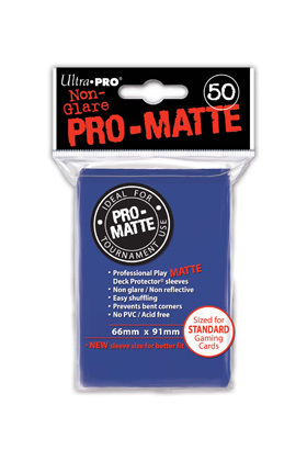 DECK PROTECTOR MATE (50) - COLOR AZUL