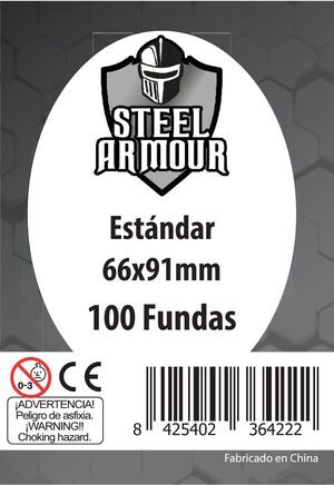 FUNDAS STEEL ARMOUR ESTANDAR 66X91 MM (100)